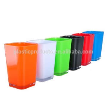 Colorful reusable plastic bath accessories tumbler