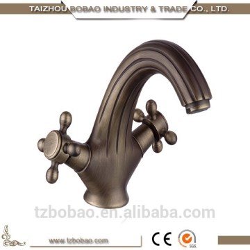 Dual Handle Antique Brass Sink Mixer Antique Brass Basin Faucet antique brass bathroom faucet antique mixer antique faucet