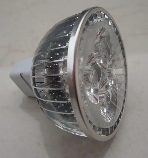 Mr16 4x1watt  Warm White  Led Spot Light Bulbs 350-420lm