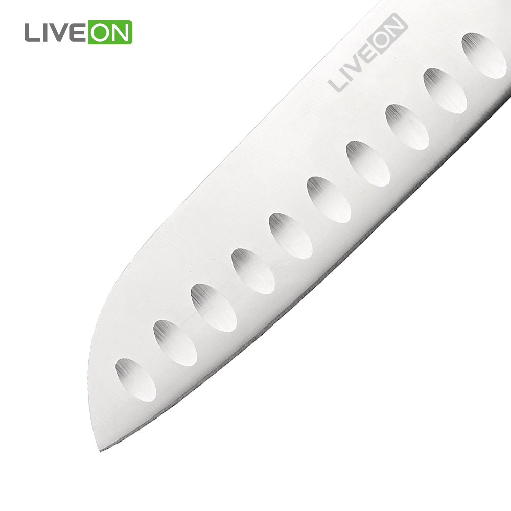 5 inç Japon Paslanmaz Çelik Santoku Bıçak