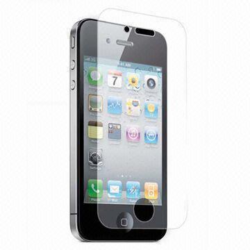 Screen Protector for Apple's iPhone 4, Anti-Bacterial, Anti-Scratch, Dust-proof and Waterproof