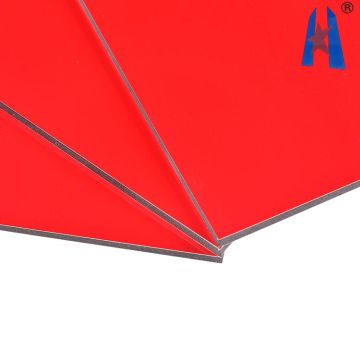 Hoja de panel sándwich compuesto de plástico y aluminio PE