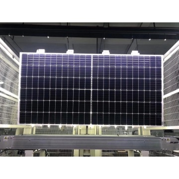 All black 450w mono solar panel 166mm 144cells