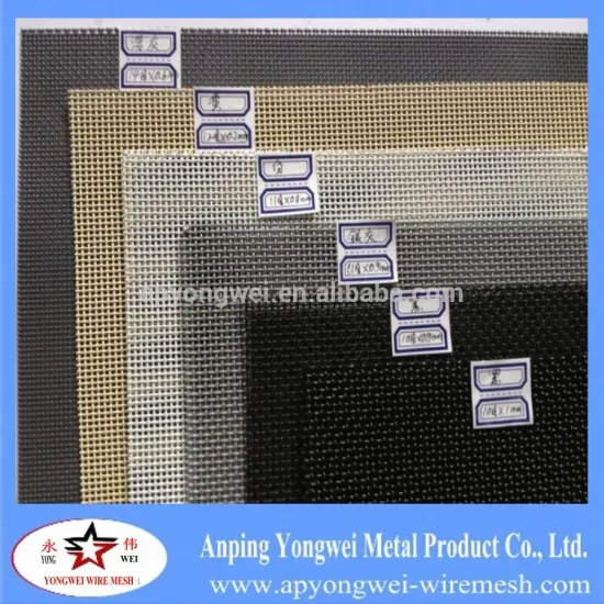 high quality stainless steel king kong mesh/stainless steel window screen/stainless steel security window screen