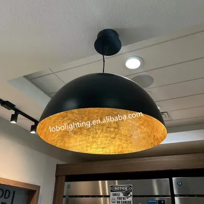 Copper Material Minimalist Retro Chandelier Pendant Lights for Restaurant Lighting