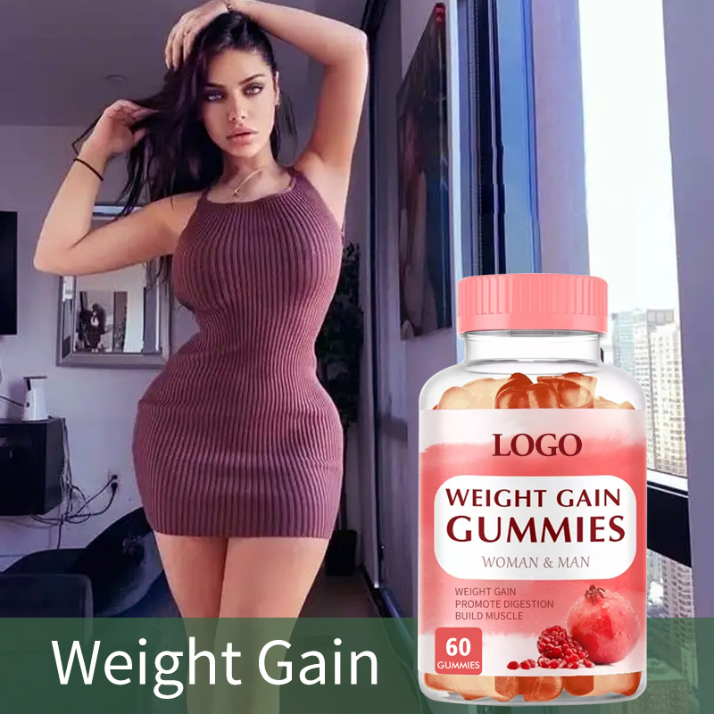 OEM/ODM 100% Pure Vegan Natural Appetite Booster Weight Gain Gummies Natural Flavor Weight Gain Vitamins gummies