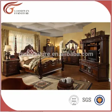 WA148 solid wood bedroom bed double wedding bedroom furniture