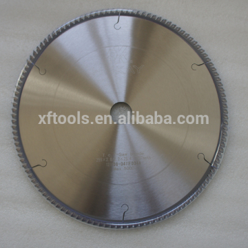 small size aluminum circular saw blade used on miter saw