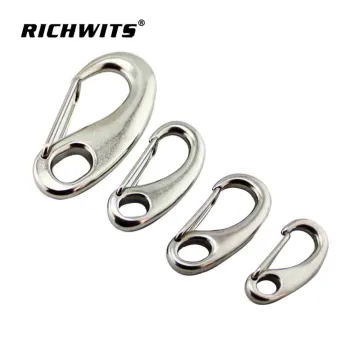 Quick Link Carabiner Egg Shape Spring hooks Gate Clip Snap Hooks Stainless Steel 304/316