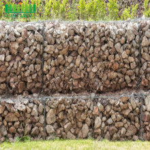 Flood control wire twisted woven hexagonal gabion