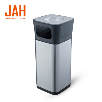 JAH Outdoor Indoor Hotel Trash Can with Ashtray