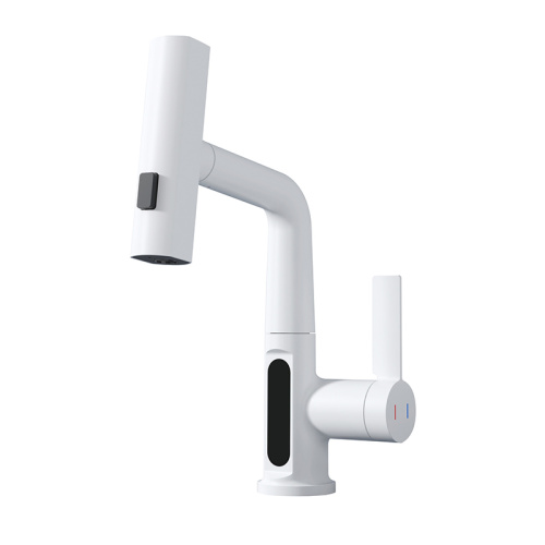 Modern high-end with digital display wash basin faucet,sink kitchen faucet