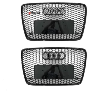 RSQ7 Mesh Grille ABS Front Bumper Grille for Audi Q7 SQ7 2006-2014