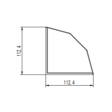 Extrusion de profil d&#39;aluminium de coin d&#39;angle de navire personnalisé meurt