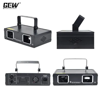 GEVV 2 Heads Stage DJ Lazer Light Projector for Disco Night Club