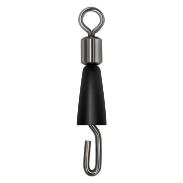 RUNTOO High Strength Carp Fishing Spinner Snap Hook Clip Swivel Connector Tackle