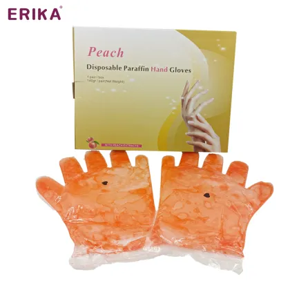 Disposable Spa Lavender Peach Paraffin Wax Foot Mask Hand Mask for SPA