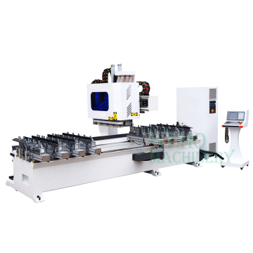 CNC Five Axis Horizontal Router Mortiser Machine for Wood Drilling