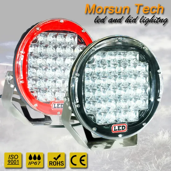 Narrow spot driving off road light, work lamp 9 inch 111w, round 9" work light