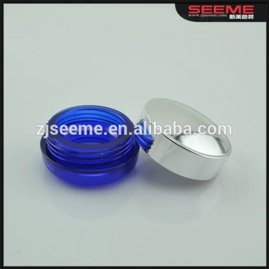 3g jar 2.5g jar plastic for cosmetic ,half 5ml cosmetic cream jar