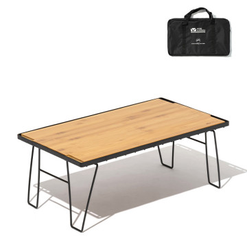 Table pliante portable Mobi Garden - Fer, empilable pour le camping, le pique-nique, l'intérieur et le plein air