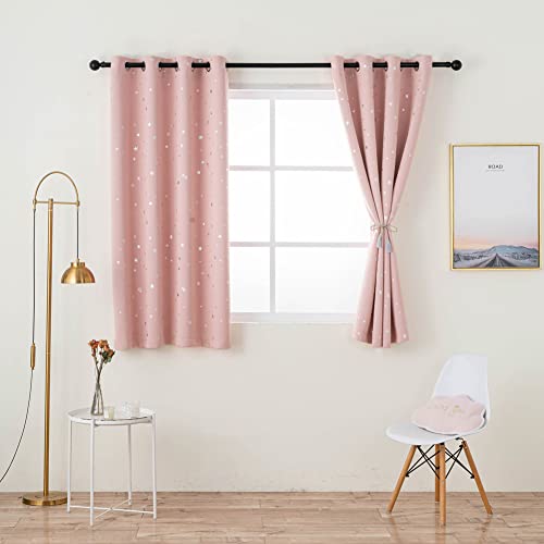 printing curtain pink 2