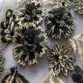 3D flower mesh embroidery cloth patches