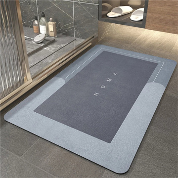 Super Absorbent Non-Slip Diatom Mud Bath Mat - Customized Quick Drying Home Washable Bathroom Mat