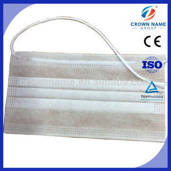disposable nonwoven face mask ear loop mouth-muffle