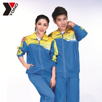 new wholesale custom lover women men training sportswear uniform sets of clothes for adults