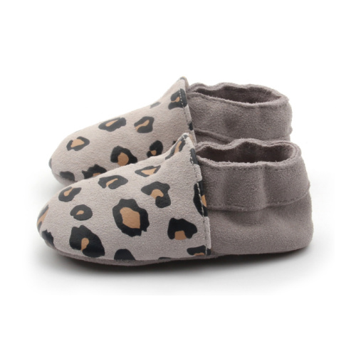 Zapatos de cuero para bebés Fashion Baby Lepord Spot