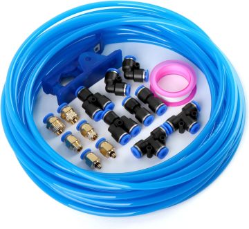 High Quality Cheap 3/8 Inch OD Blue Pneumatic PU Tube 32.8ft Air Brake Tubing PU Hose - Anti-Static Hoses