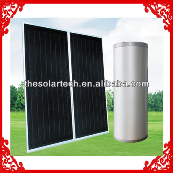 black chrome flat collector for solar water heating system