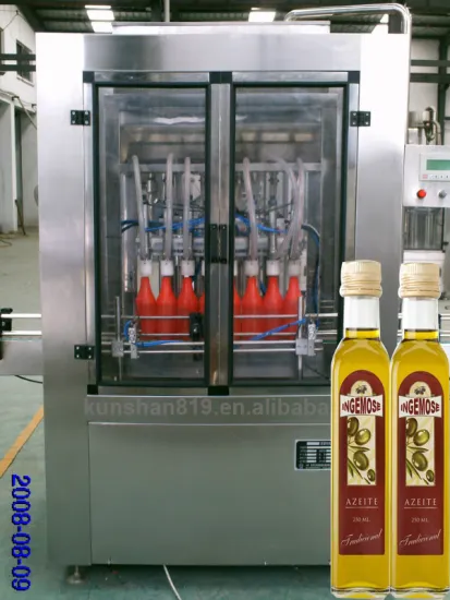oil bottle filling machine