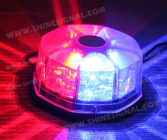 B101 LED Strobe Beacons with Cigarette and Magnet Mounted