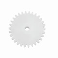 Precision Small Plastic White Texture Gear Plastic Parts