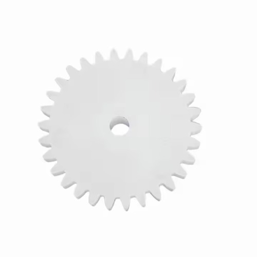 White Plastic Gear 20mm Custom Injection Molding Parts