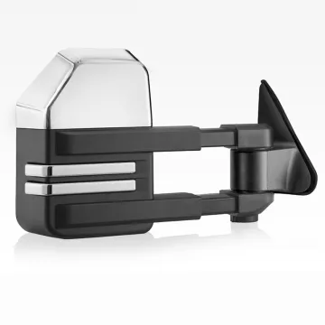 Silver Extendable Rearview Towing Mirror for NISSAN PATROL GU/Y61 1997-2016