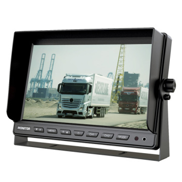 10.1 inch car TFT LCD monitor with U style bracket aviaion connector