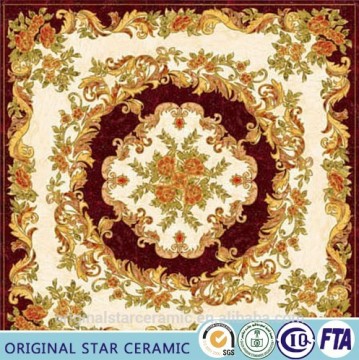 Gold tiles which beautiful designs for lobby