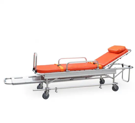 Big Wheel Aluminum Ambulance Stretcher Lift For Medical