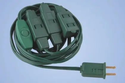 Nine -outlet Christmas Tree Cords 