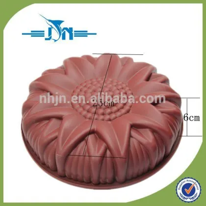 Hot selling silicone snowflake cake mould