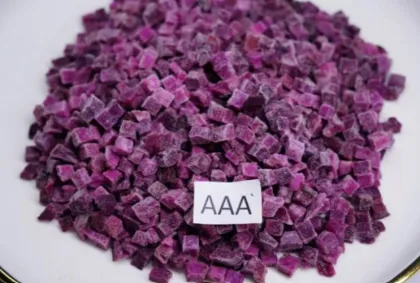 SUPER QUALITY IQF DICED PURPLE POTATO