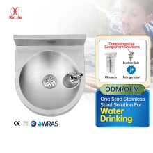 Wall-mounted Stainless Steel Drinking Water Fountain