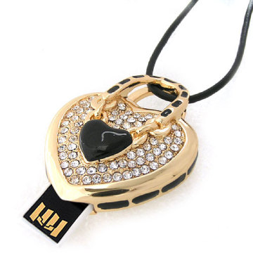 Incidere gratis Logo OEM cuore forma USB Flash Drive