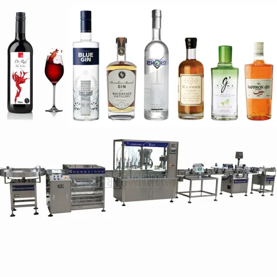 Fast Shipping Automatic Liquid Filling Machine for Wine and Gin (100ml, 500ml, 1000ml)