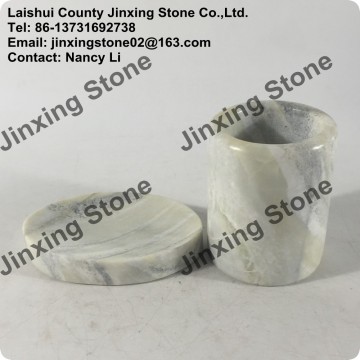 Green Marble Bathroom Accessories Natural Stone Soap Dish Stone Bathroom Tumbler Mug