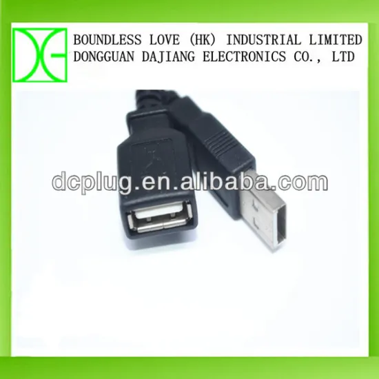 Male to female usb car charger with female jack