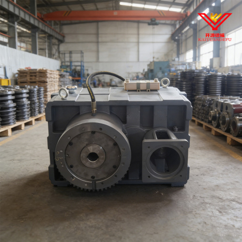 Reductor de extrusión de caucho gris con intercambiador de calor superior